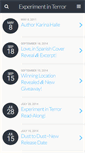 Mobile Screenshot of experimentinterror.com