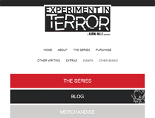 Tablet Screenshot of experimentinterror.com